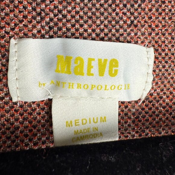 Anthropologie Maeve Sweater Vest Vera Argyle Hearts Size Medium Twee Academia - Picture 6 of 8